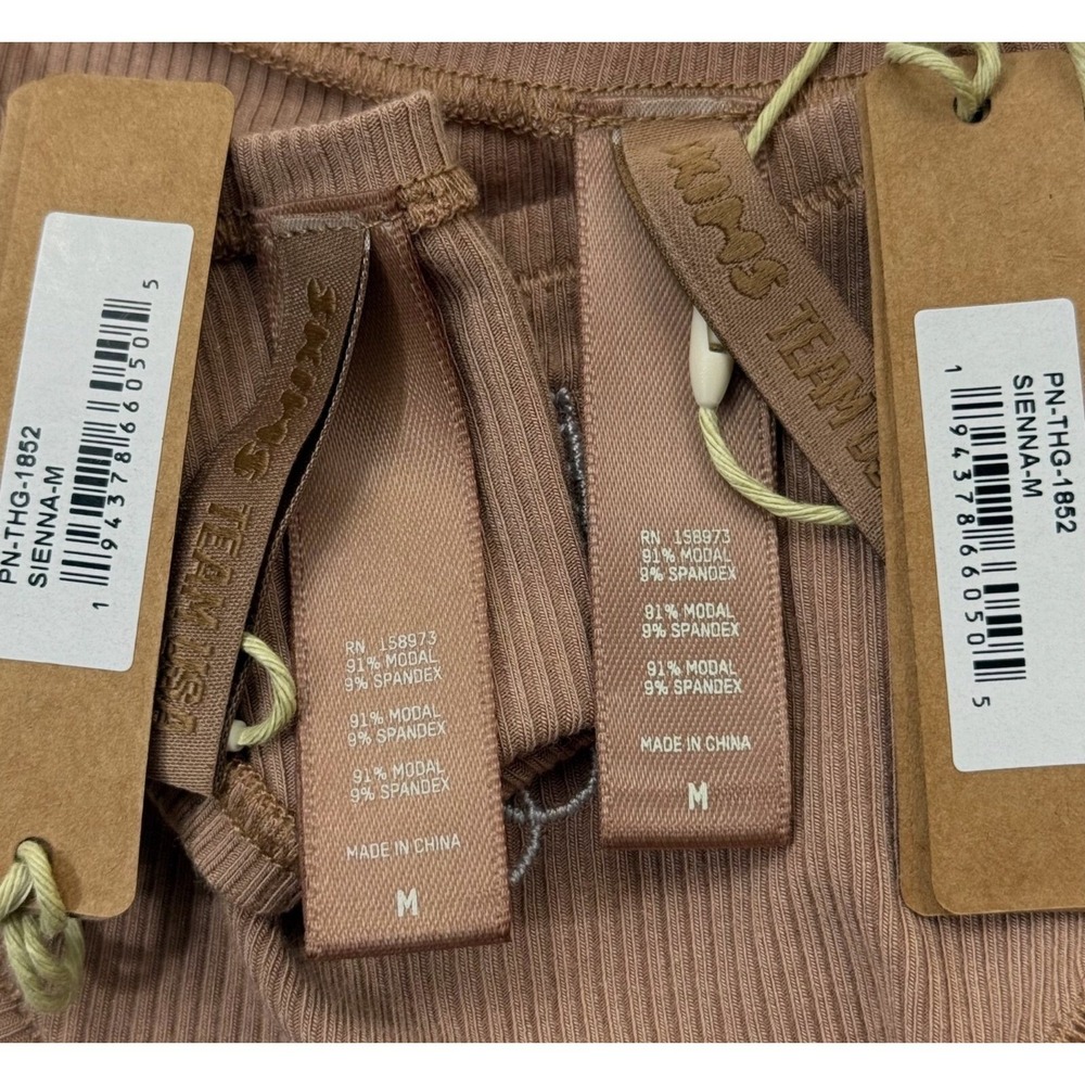 SKIMS Soft Lounge‎ Rib Dipped Thong Team USA Lot of 2 Sienna Medium - Picture 7 of 10